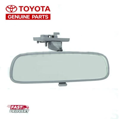 89 - 95 TOYOTA PICKUP 4RUNNER REAR VIEW MANUAL MIRROR SLATE GRAY OEM BRAND NEW - Image 1 of 2