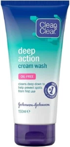 Clean and Clear Deep Action Cream Wash Oil Free 150 ml - Picture 1 of 1