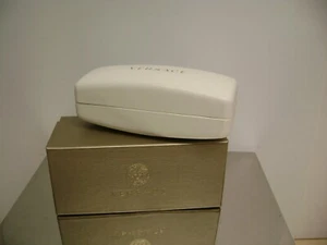 VERSACE HARD WHITE SUNGLASS CASE - Picture 1 of 8