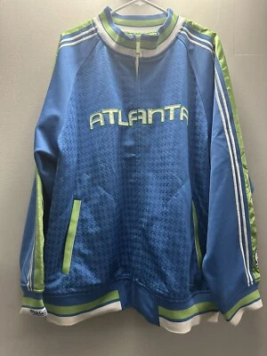 Atlanta Hawks Mitchell & Ness Hardwood Classics Jacket XL  NBA Satin Logo.   60 - Image 1 of 4