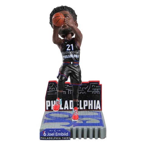 Joel Embiid Philadelphia 76ers City Jersey Bobblehead NBA Basketball Cover
