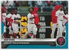 2021 Topps Now Jean Segura Opening Day Walk-Off Phillies #5 Blue #'D 34/49 Sp