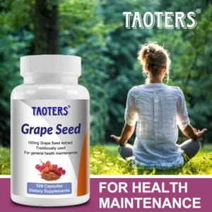 Grape Seed Extract 95% Proanthocyanidins Pure High Quality Antioxidant Capsules - Picture 1 of 11
