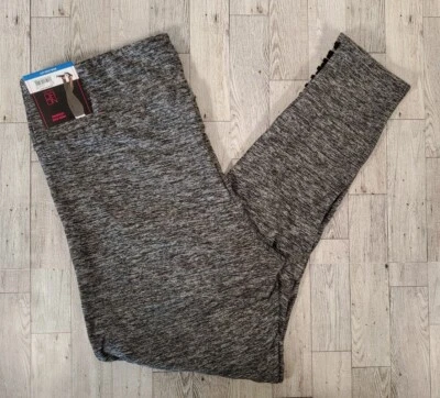 Leggings No Boundaries 3X JUNIORS Gris Jaspeado Súper Suave Barra Lateral NUEVO Foto 1 de 4