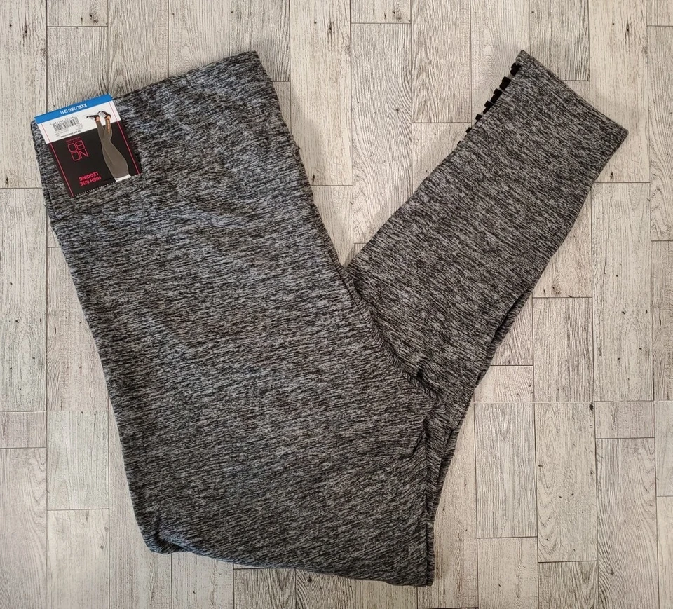 No Boundaries Juniors Super Soft Side Bar Grey Leggings