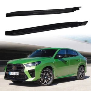 Side Skirt Extension Body Kit Lip Splitters Fits for BMW X2 U10 2023 2024 - Picture 1 of 12