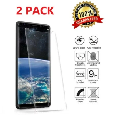 2x Protector de Pantalla de Cristal Templado para Samsung Galaxy S9/Plus/S8 Plus Note 8 9  Foto 1 de 3