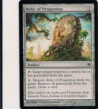 MTG Magic Gathering Relic of Progenitus Shards of Alara Lot B Free S/H