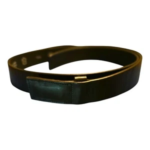 Cinturón Hombre Mercedes-Benz Cuero Real 100cm Negro Ajustable Diseño Clásico Nuevo - Imagen 1 de 8