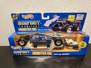 Vintage 1991 MATTEL HOT WHEELS BIGFOOT CHAMPIONS MONSTER RIG, HAULER 1:64 - Picture 1 of 9