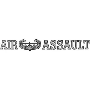 NOS AIR ASSAULT Window Strip Decal Outside 14" D93-A - Picture 1 of 3