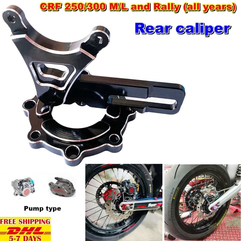 C21 Rear Caliper For Honda CRF 250 300 M L Rally All Year Hard Aluminum 6061 T6 - Изображение 1 из 4