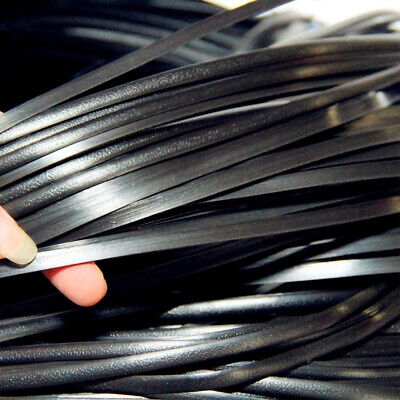 10M Plástico Artificial Negro Tejido De Ratán Bastón Silla Azotes Hazlo Tú Mismo Material De Las Correas • 6.22€