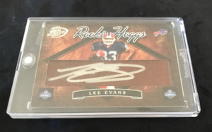 2004 Playoff Hogg Heaven Lee Evans Rookie Hoggs Autograph Card 019/150 Made