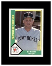 1990 Pawtucket Red Sox CMC #10 ED NOTTLE