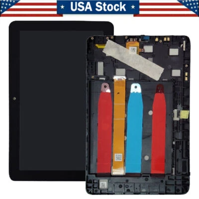 For Amazon Fire 7 12th Gen 2022 P8AT8Z LCD Touch Screen Digitizer Glass w/Frame - Image 1 of 4