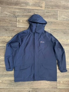 berghaus jacket gore-tex hooded men XXL blue gorpcore outdoor - Picture 1 of 10