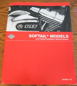 2016 Harley-Davidson Softail Service Manual Fatboy Heritage Slim Breakout Xlnt - Picture 1 of 4