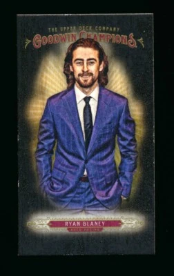 2018 Upper Deck Goodwin Champions Mini Wood Lumberjack Black Ryan Blaney 7/8 - Image 1 of 2