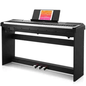 DONNER DEP-10 88 KEY DIGITAL PIANO KEYBOARD WITH STAND - Picture 1 of 7