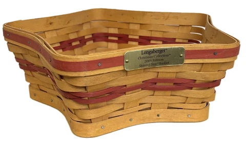 Longaberger Shining Star Christmas Basket Cover