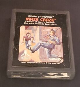 ATARI 2600 Maze Craze Picture Label Video Game Tested AC