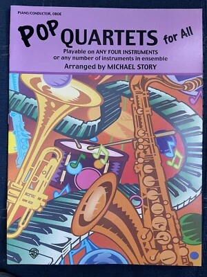 Pop Quartets for All- Playable on Any 4 Instruments- Arr. by Michael Story- Oboe - Image 1 of 2