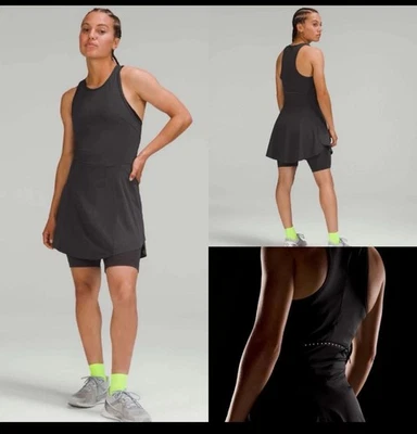 Vestido para Correr Lululemon Nulux Golf Tenis Gris Oscuro Talla 2 Nuevo con Etiquetas Foto 1 de 4