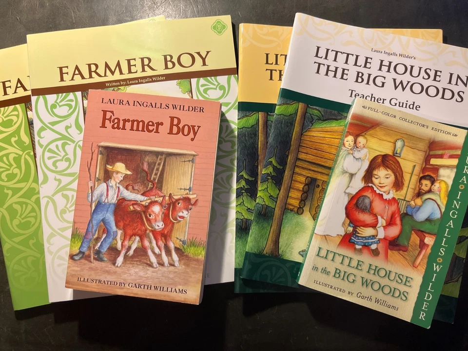 Little House & Farmer: Books,  Student & Teacher Guides, Memoria Press -Lot of 6 - Image 1 of 4