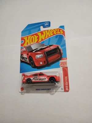 Dodge Charger Drift 2022 edición roja exclusiva de Hot Wheels Target con Major Dings Foto 1 de 2