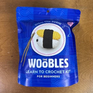 The Woobles Oishi the Sushi Learn To Crochet Kit para principiantes NUEVO - Imagen 1 de 3