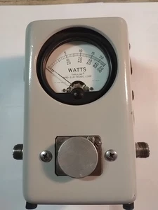 BIRD 43 THRULINE WATTMETER RF POWER METER CON DUE TAPPI 25 WATT - Afbeelding 1 van 5