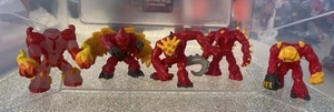 Gormiti - Lava People Of The Volcano  Lot of 5 - 2” Action Mini Figures - Picture 1 of 8