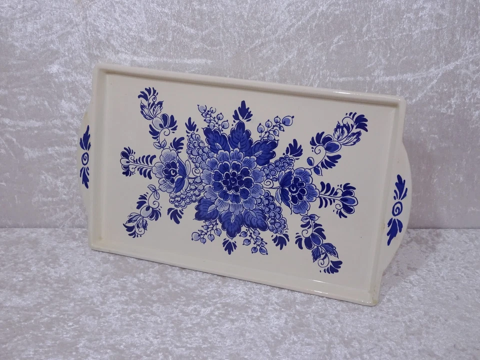 Bandeja De Cerámica Diseño See-Meuw - Vintage - 39 X 24 Cm - Hecho En Holanda - Image 1 of 4