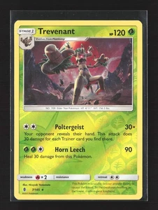 Pokemon SM - Guardians Rising #7/145 Reverse Holo Trevenant - Picture 1 of 2