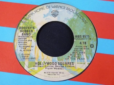 SOUL-BOOTSY'S RUBBER BAND-HOLLYWOOD SQUARES/WHAT'S A TELEPHONE BILL?-W.BROS - Image 1 of 2