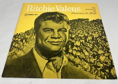 Richie Valens In Concert Pacoima Jr. High (LP 1987 Del-Fi Rhino Records NM - Image 1 of 4