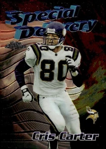 Topps Chrome #24 Cris Carter 1997 migliore della stagione - Foto 1 di 2