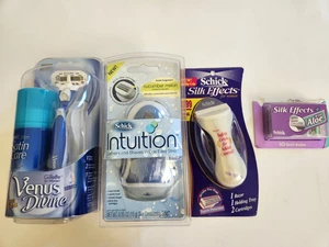 schick intuition women's electric razor, plus Schick silk effects razor, refills - Picture 1 of 10