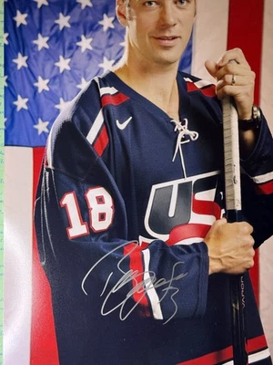 比尔·格林签名 12 x 18 照片 - 美国名人堂 - 4X 斯坦利杯冠军 — 第 1/4 张图片