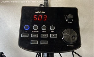 AODSK Electronic Drum Set Junior/Beginner Set - Module, Pads, Frame - Picture 1 of 11