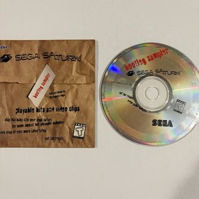 Sega Saturn Bootleg Sampler Demo Disc w/ Cardboard Sleeve 1995 Tested