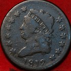 1812 PHILADELPHIA MINT COPPER CLASSIC HEAD LARGE CENT 1812 PHILADELPHIA MINT COPPER CLASSIC HEAD LARGE CENT