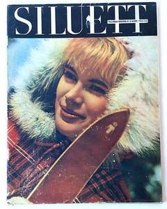 1965/66 UdSSR LEGENDÄRE estnische TALLINN MODE Zeitschrift SILUET mit Mustern  - Bild 1 von 12