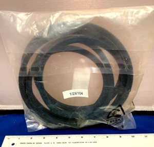 Deck Belt, 1/2" x 104" for John Deere GX20072, GY20570, UC32283, Rotary 10436 - Picture 1 of 4