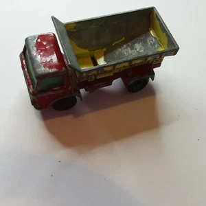 Matchbox Series No.70 Grit spreading Truck by Lesney Vintage Red and Green - Picture 1 of 5