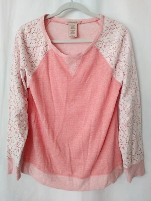 Sudadera Philosophy Manga Encaje Cuello Barco Raglán Slv Coral Talla L #14903 Foto 1 de 3