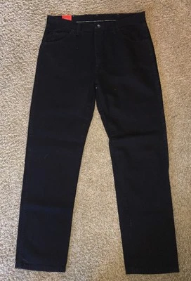 NEW Rustler Black Regular Fit Straight Leg Heavyweight Denim Jeans 36x34, NWT - Image 1 of 4