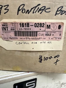 GM 16180282 Heater Control ASM 1992-93 Pontiac Bonneville NOS - Picture 1 of 17