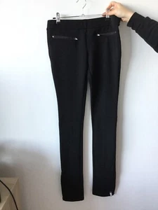 One Teaspoon womens leggings black zips sz S new - Picture 1 of 5